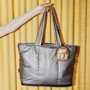 NWT Calpak Luka Expandable Laptop Tote Bag Gunmetal